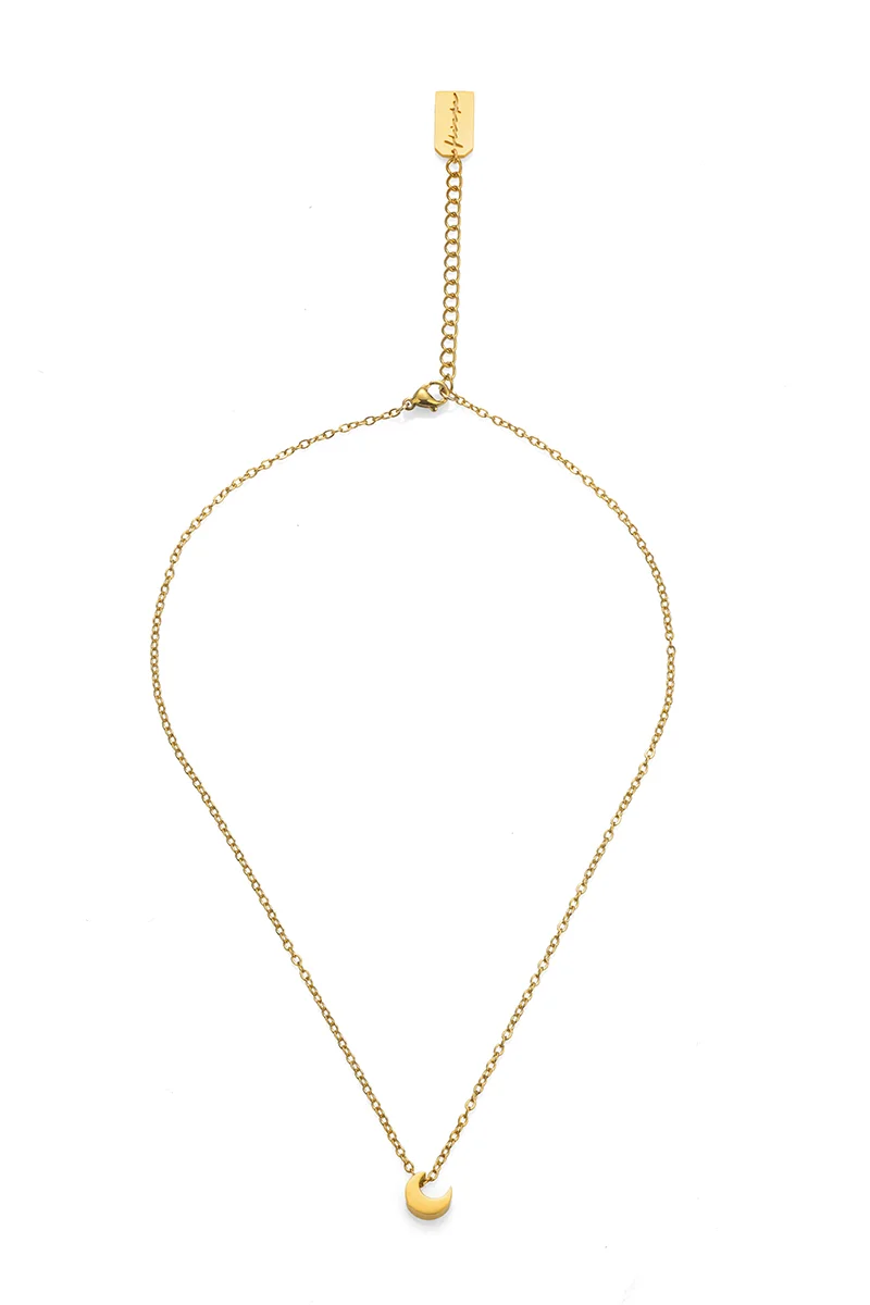 Moon & Star Necklace Set