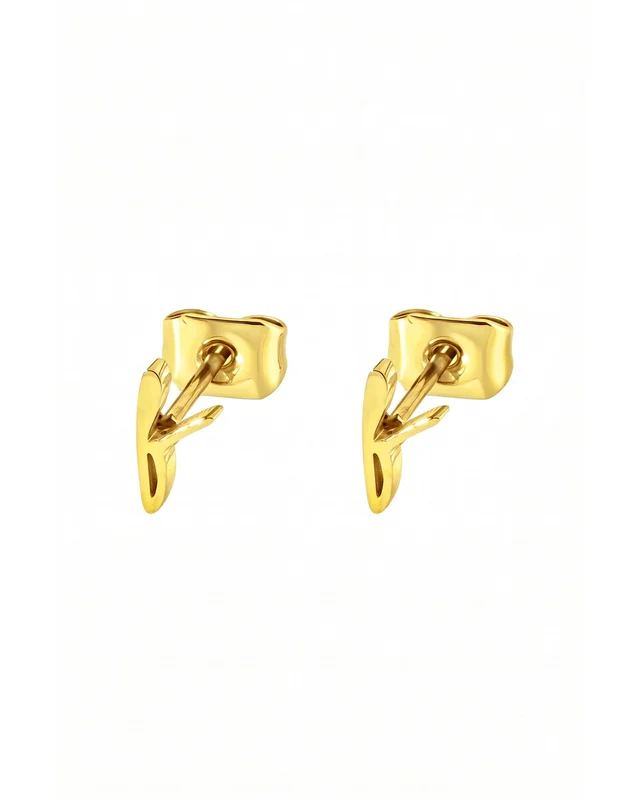 Обеци F earrings