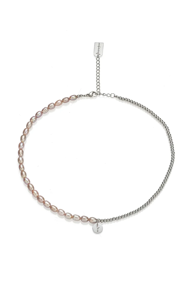 Колие Rice pearls blended Pink vibes