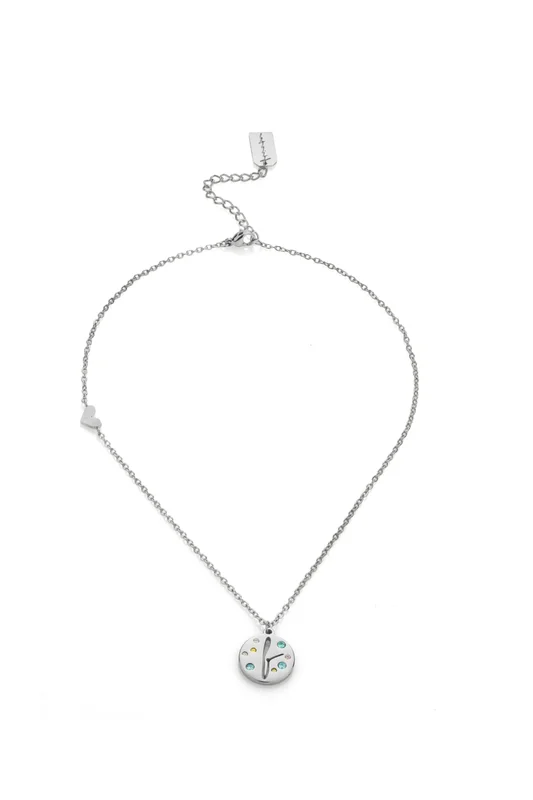 Колие F Galaxy heart