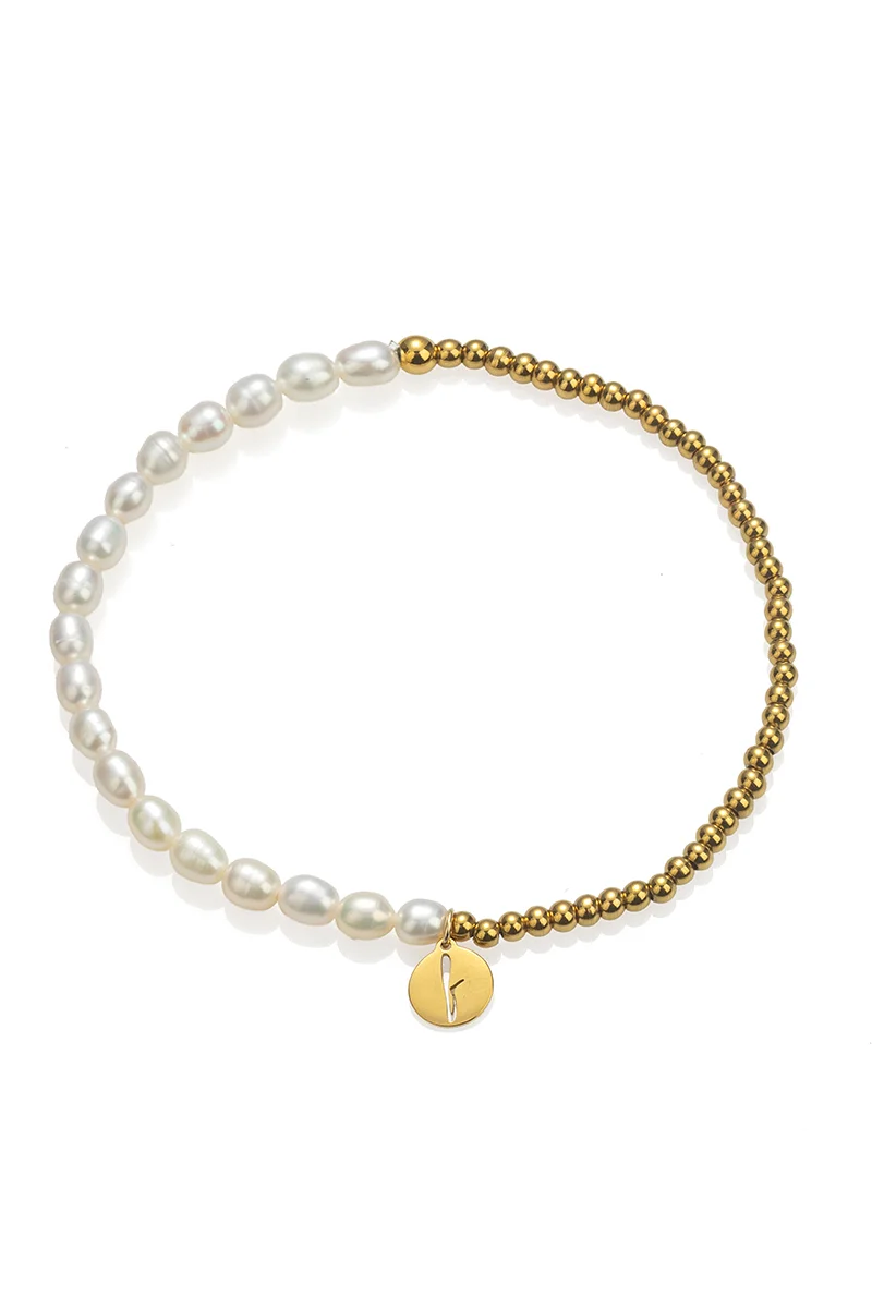 Гривна за глезен Rice pearls blended