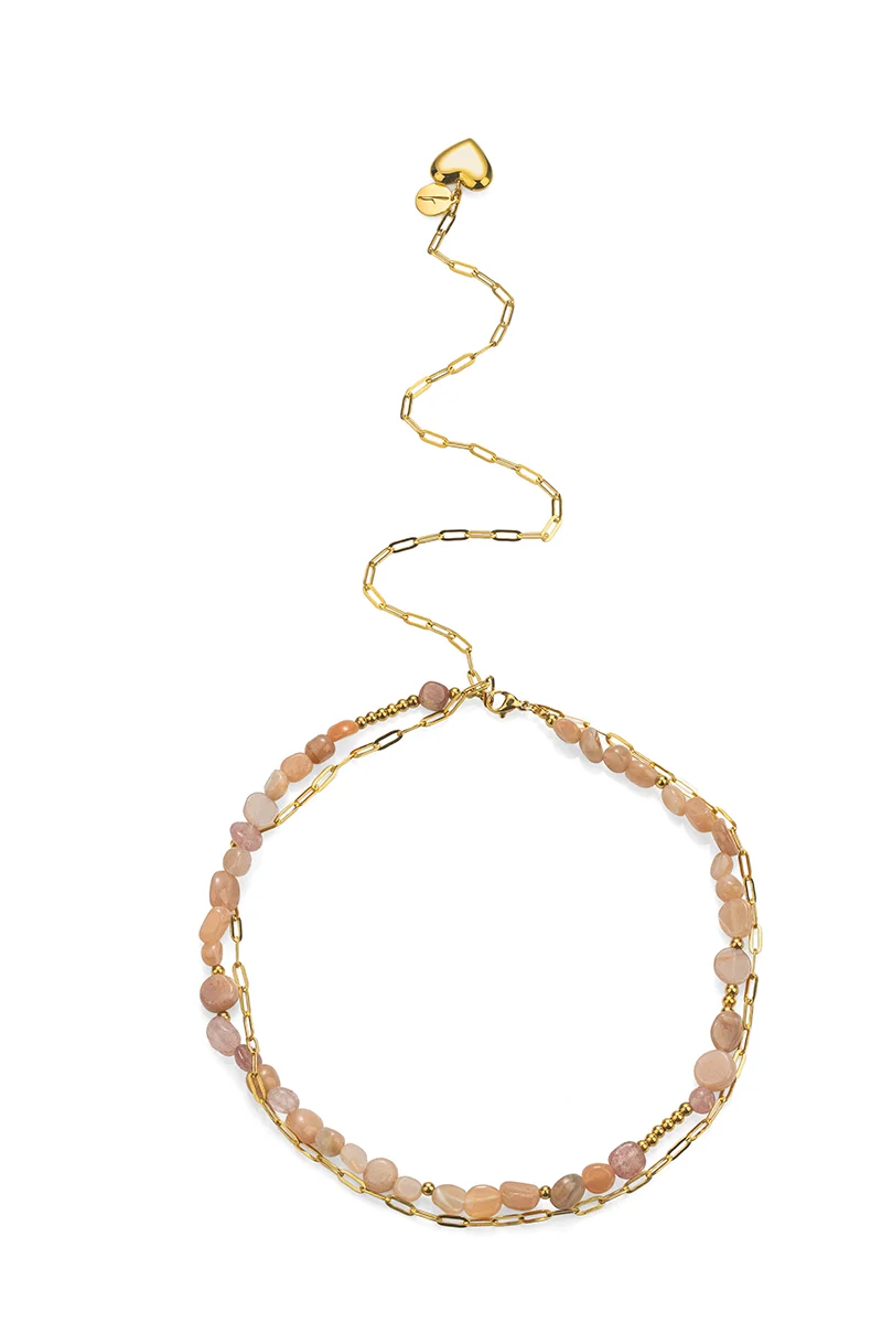 Двойно колие Pink Promise