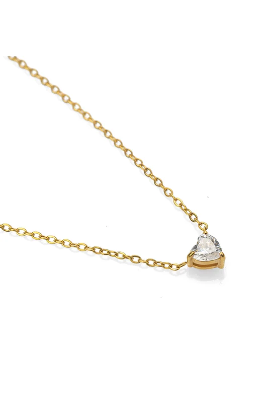 Колие Crystal Heart